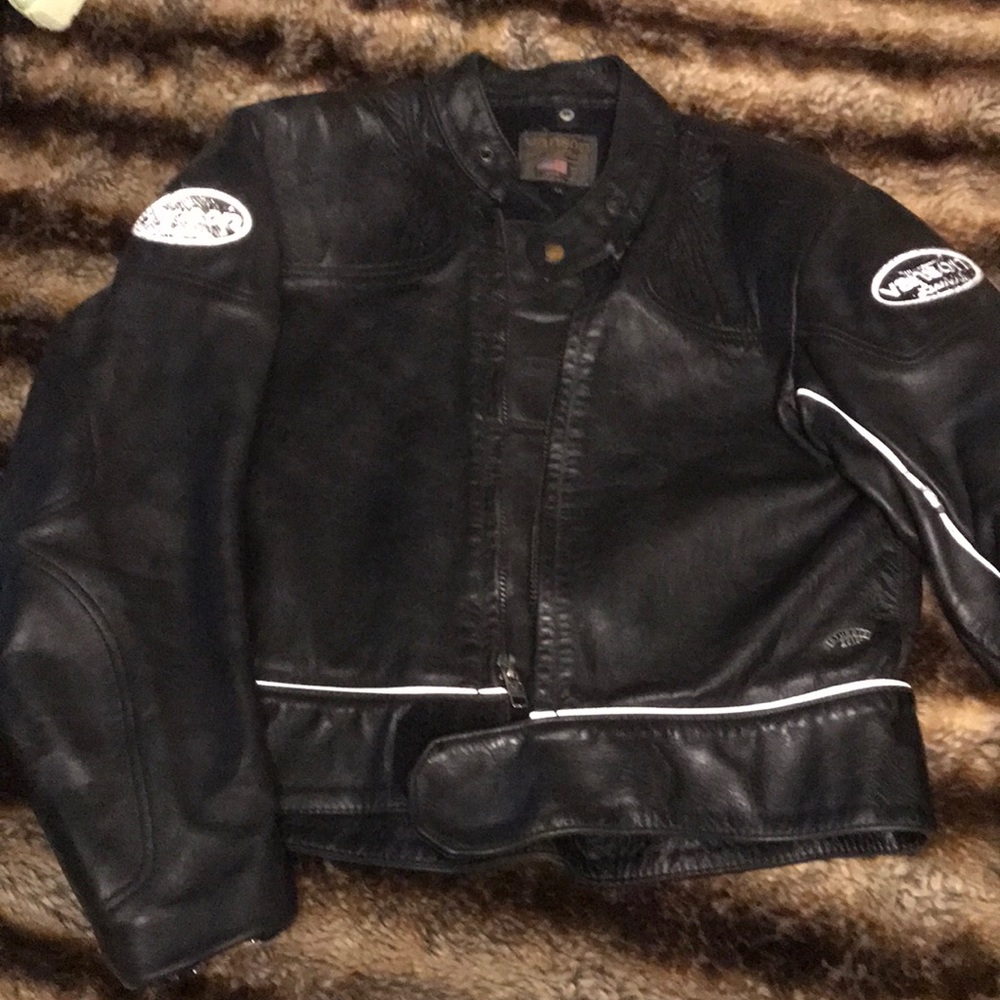 Vanson leather real motorcycle jacket
